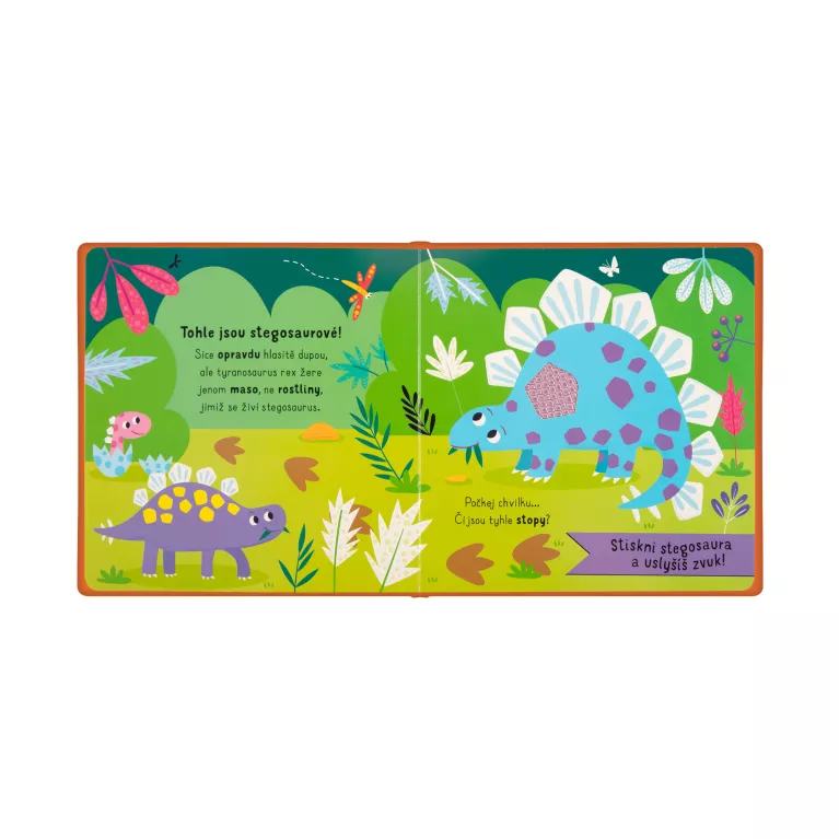 Vidíš někde tyranosaura rexe? - Zvuková hmatová kniha