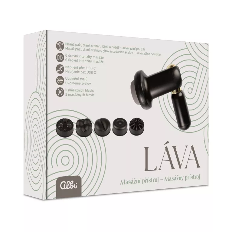 Luxusní masážní pistole Láva