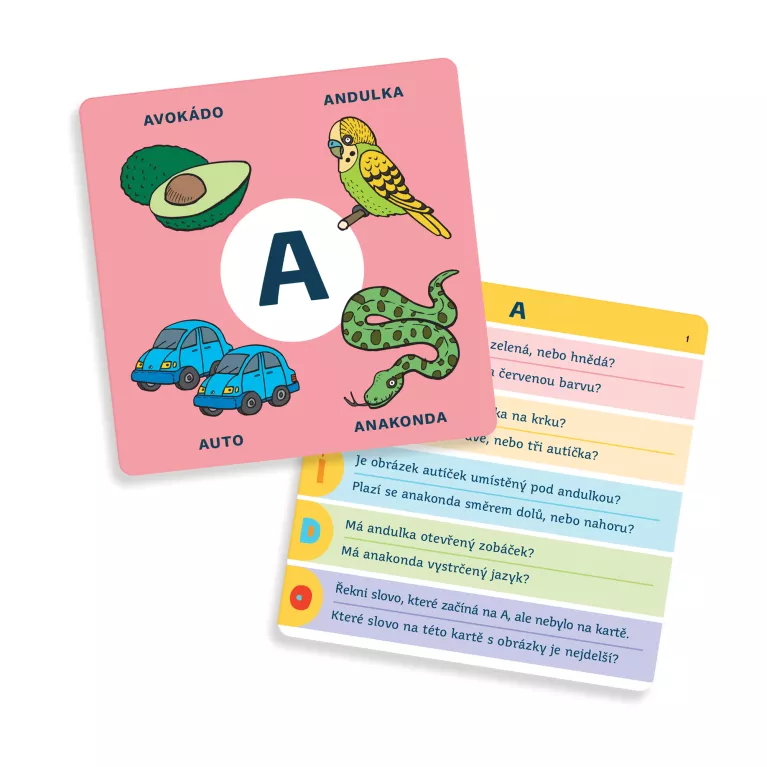 Kvído - Písmenka v kostce