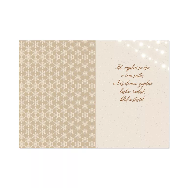 Vánoční přání - Svíčky