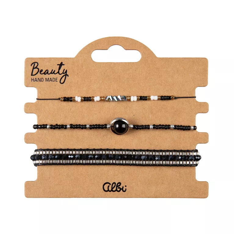 Náramky - Černá planetka