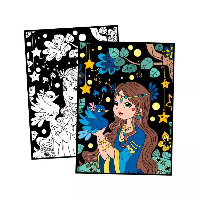 Sametové omalovánky - Víly