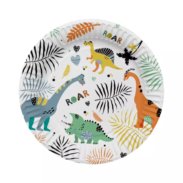 Talíře Dinosauři 8 ks