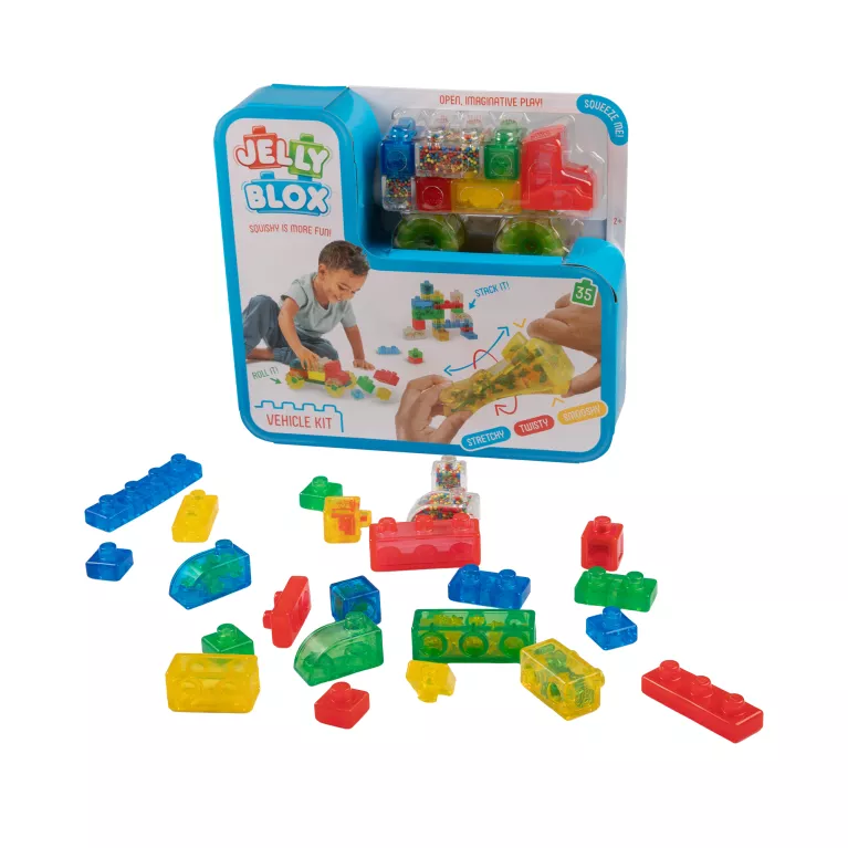 Stavebnice Jelly blox - Autíčko