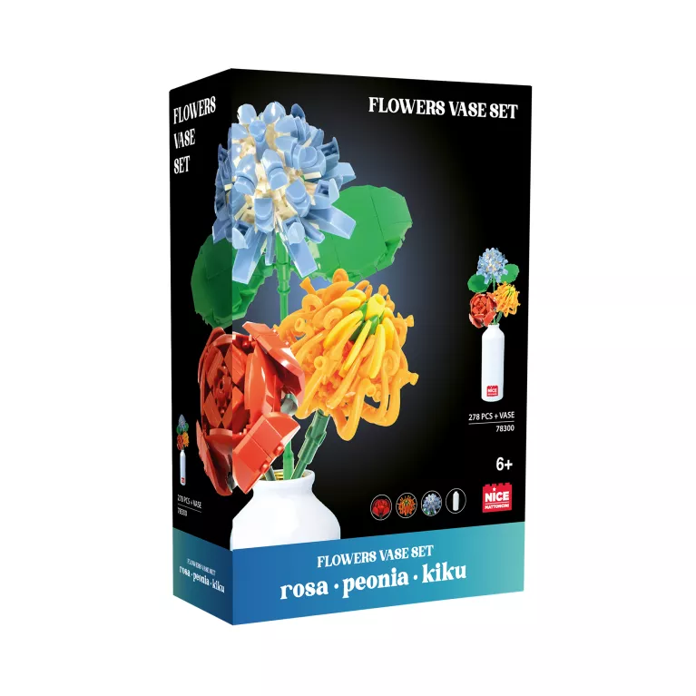 Květinová stavebnice ve váze