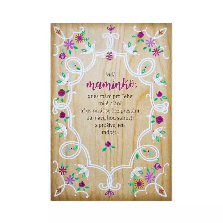 Přání - Milá maminko