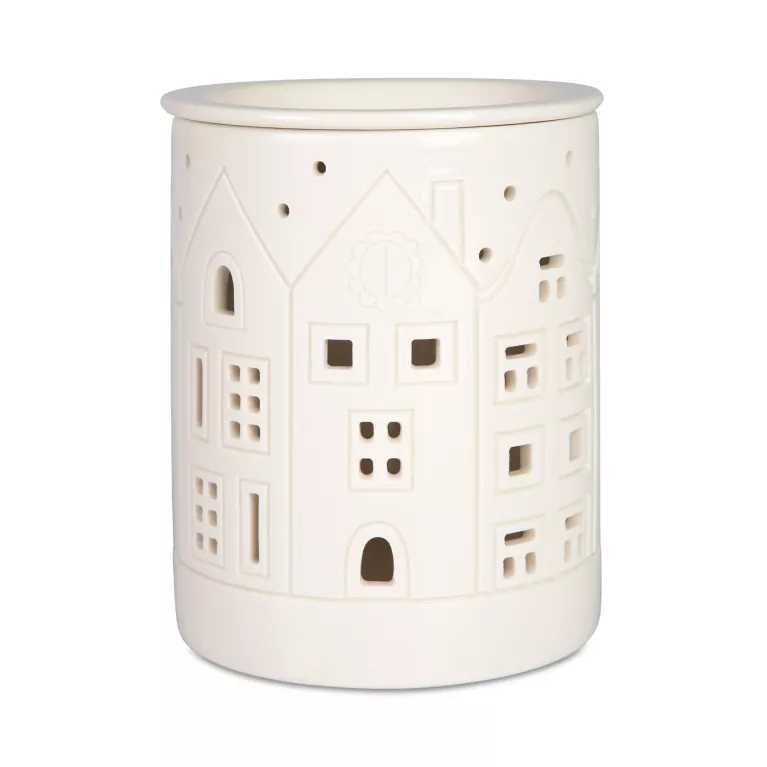 Porcelánová aromalampa - Domečky
