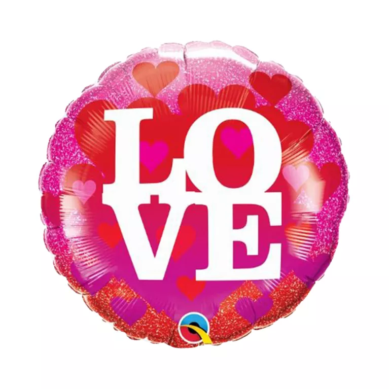 Balónek fóliový Kolo Love