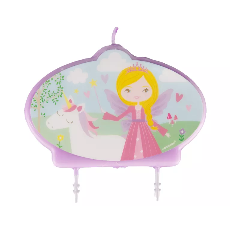 Svíčka dortová Princezna s jednorožcem