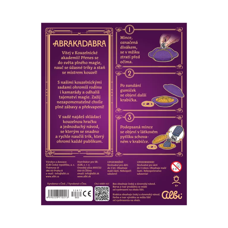 ABRAKADABRA - Trezor s mincí