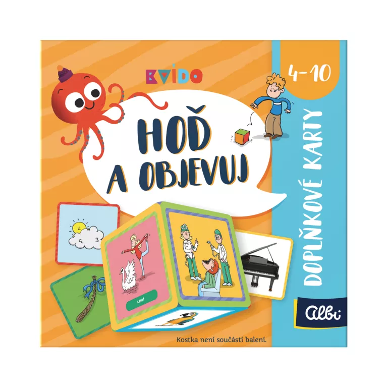 Hoď a objevuj: Doplňkové karty - Kvído