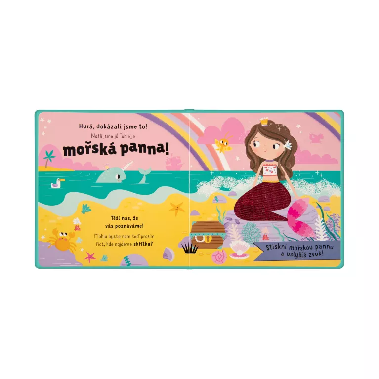 Vidíš někde mořskou pannu? - Zvuková hmatová kniha