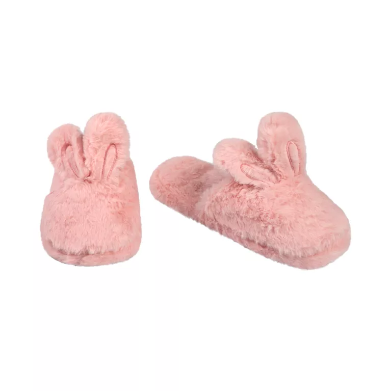 Růžové pantofle s oušky, vel. 40-41