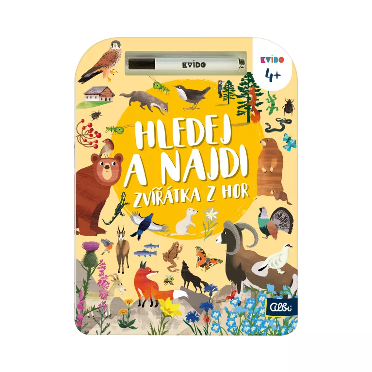 Hledej a najdi: Zvířátka z hor - Kvído