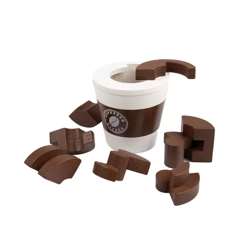 Hlavolam Puzzle Club Cast - Espresso