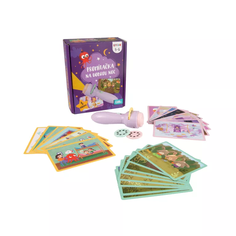 Fialová promítačka na dobrou noc - Kvído