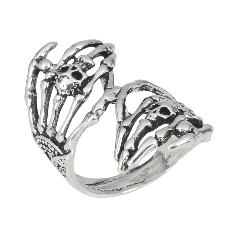 Prsten Ruce kostlivce stříbrný