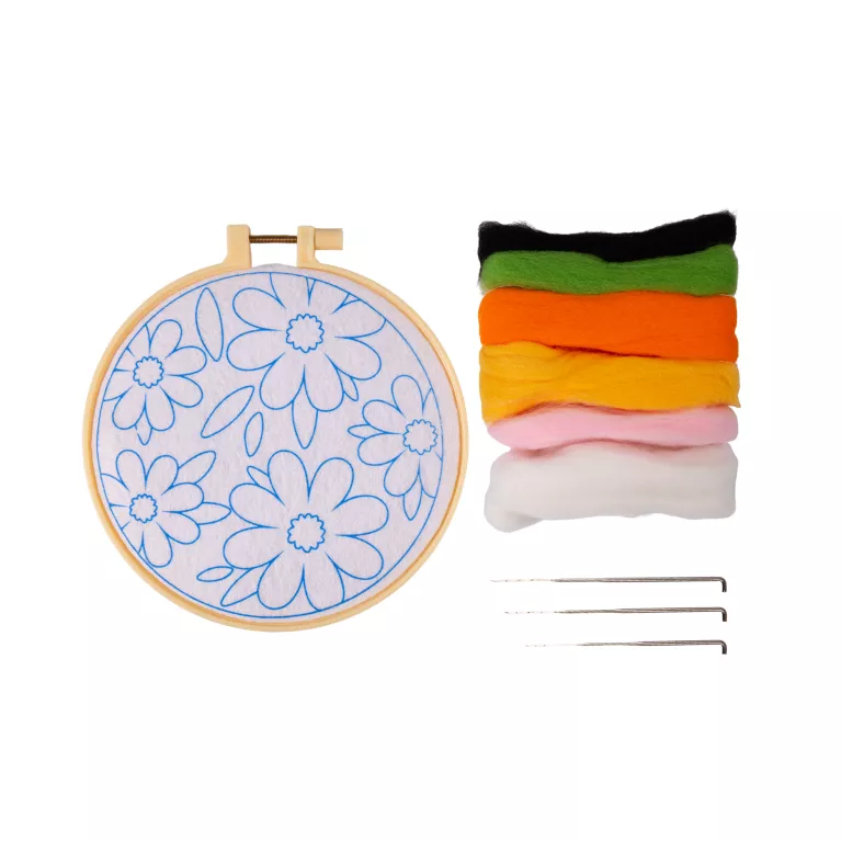 DIY Jehlové plstění - Květiny