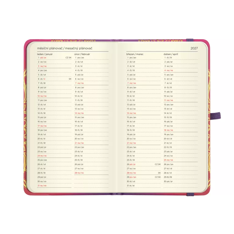 Kapesní diář - Mandala