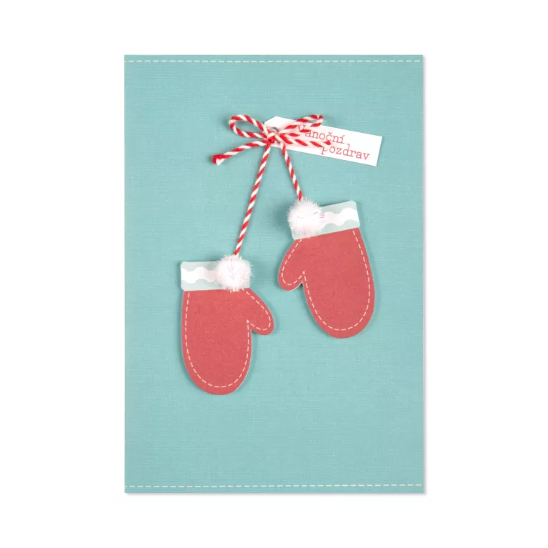 3D vánoční přání - Palčáky