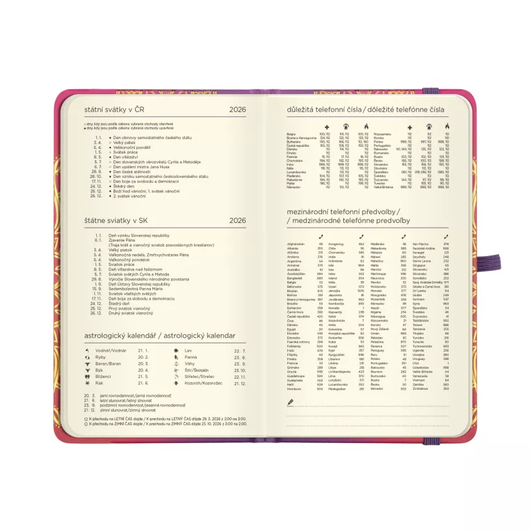 Kapesní diář - Mandala