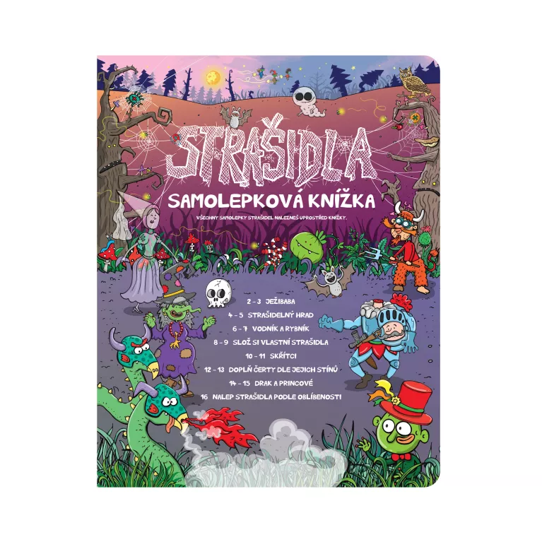 Samolepková knížka Strašidla