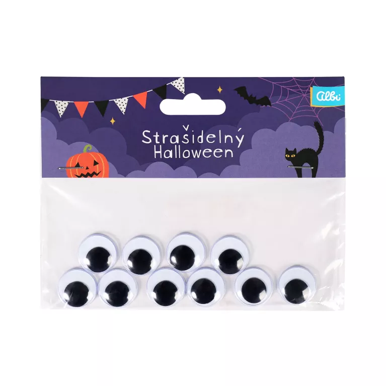 Dekorace - oči 2 cm 10 ks