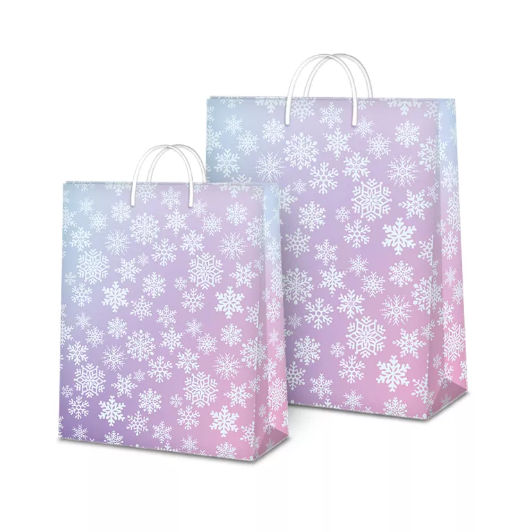 Dárková taška - Pastelové vločky