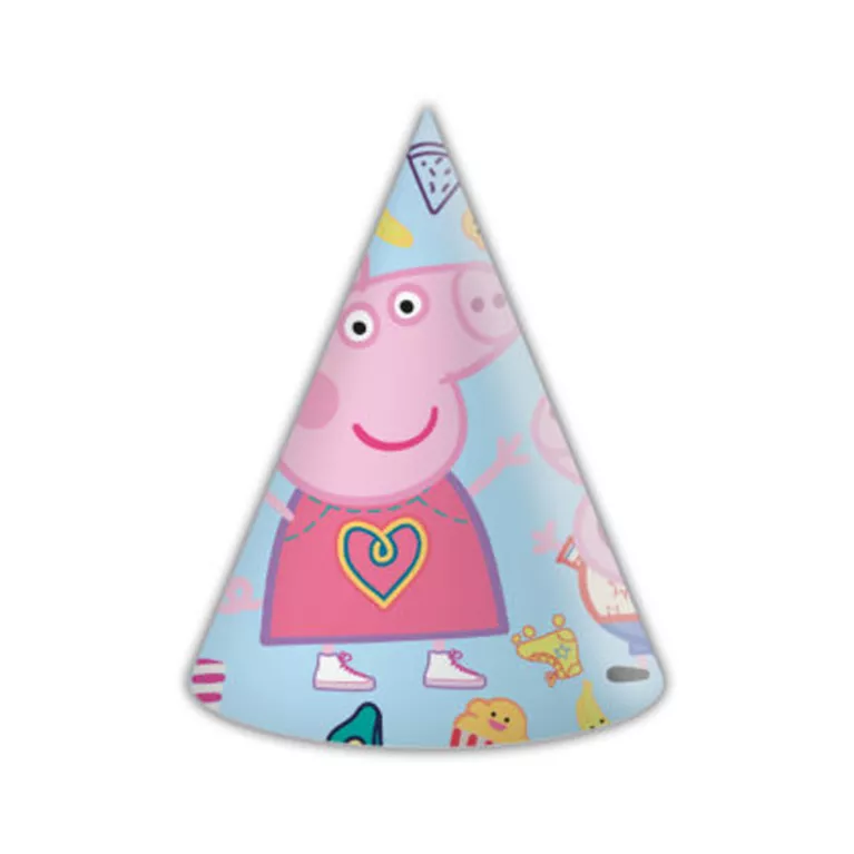 Čepičky prasátko Peppa 6 ks