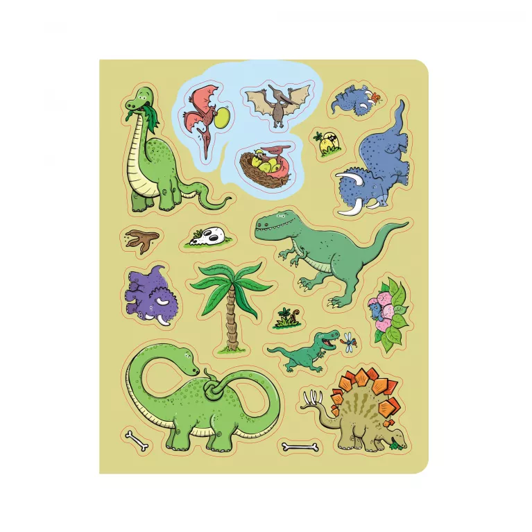 Samolepková knížka Dinosaury SK