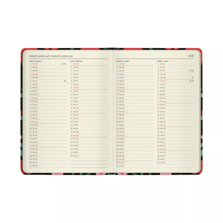 Týdenní diář - Růžičky