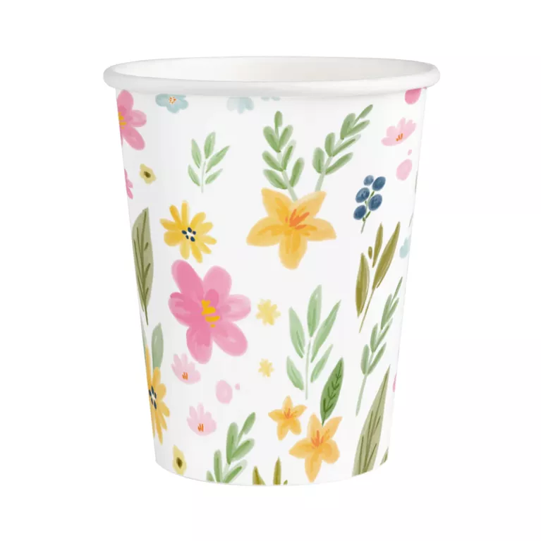 Kelímky Jarní květiny 6 ks