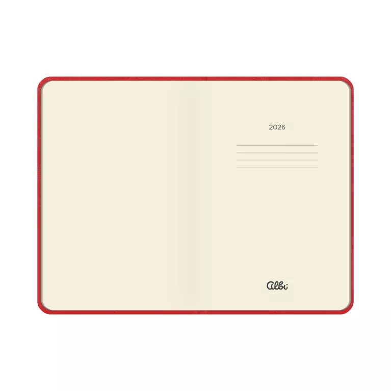 Červený manažerský diář