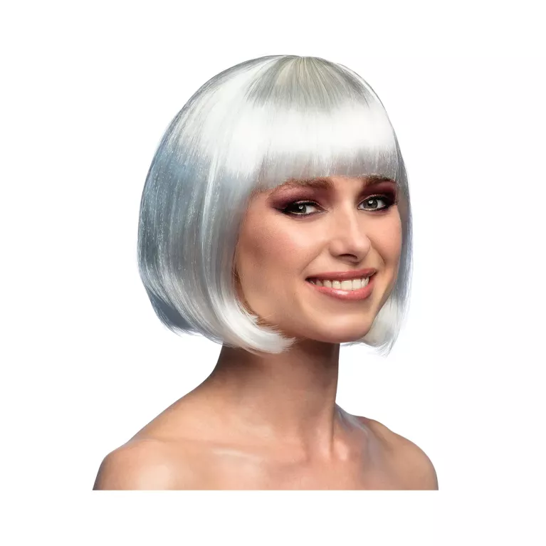 Paruka Mikádo krátké bílé