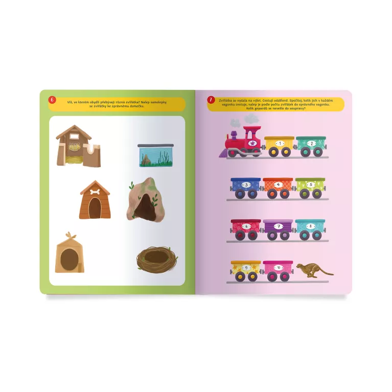 Samolepkové aktivity - Zvířátka