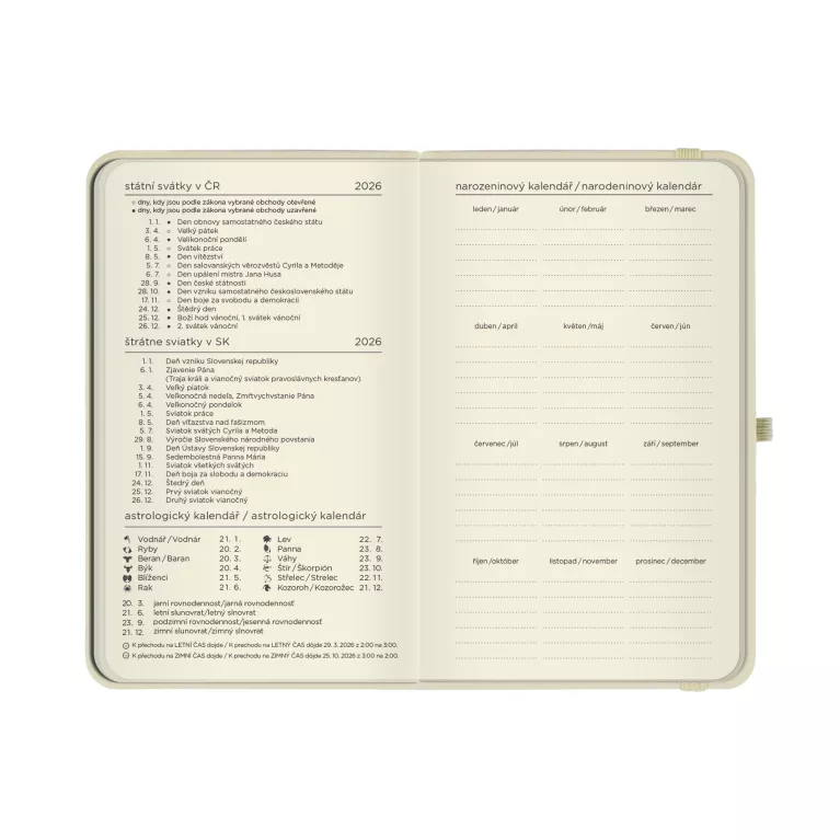 Studentský diář - Puntíky