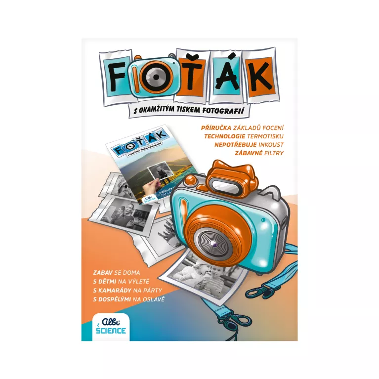 Modrý foťák s termotiskem