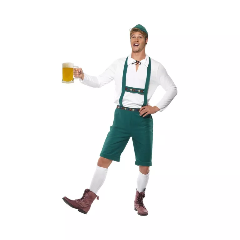 Kostým Oktoberfest zelený vel. XL