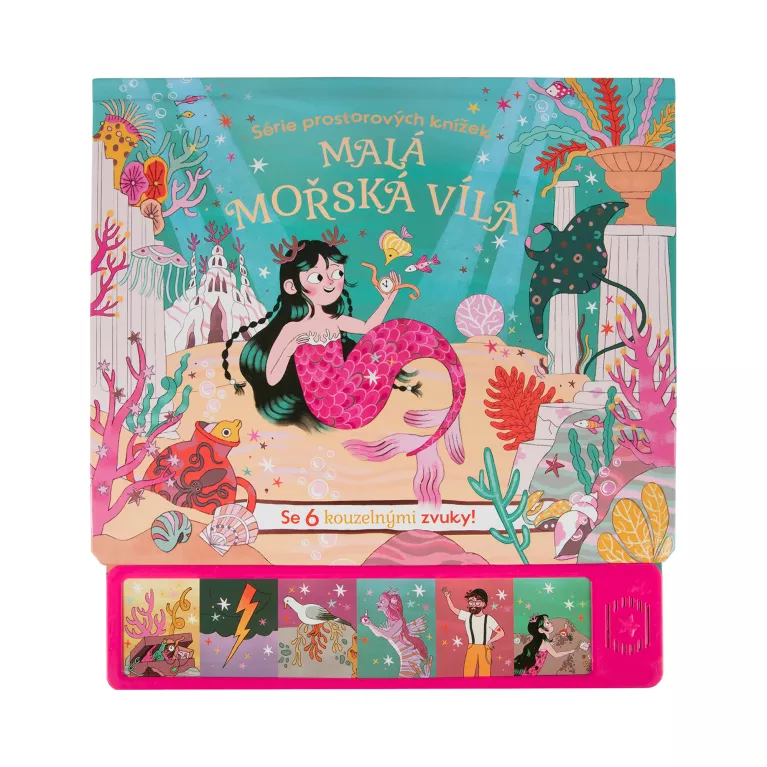 Malá mořská víla - Zvuková 3D kniha