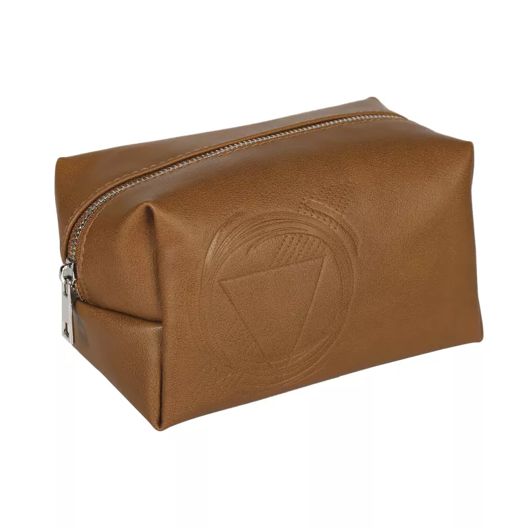 Hnědá kosmetická taška