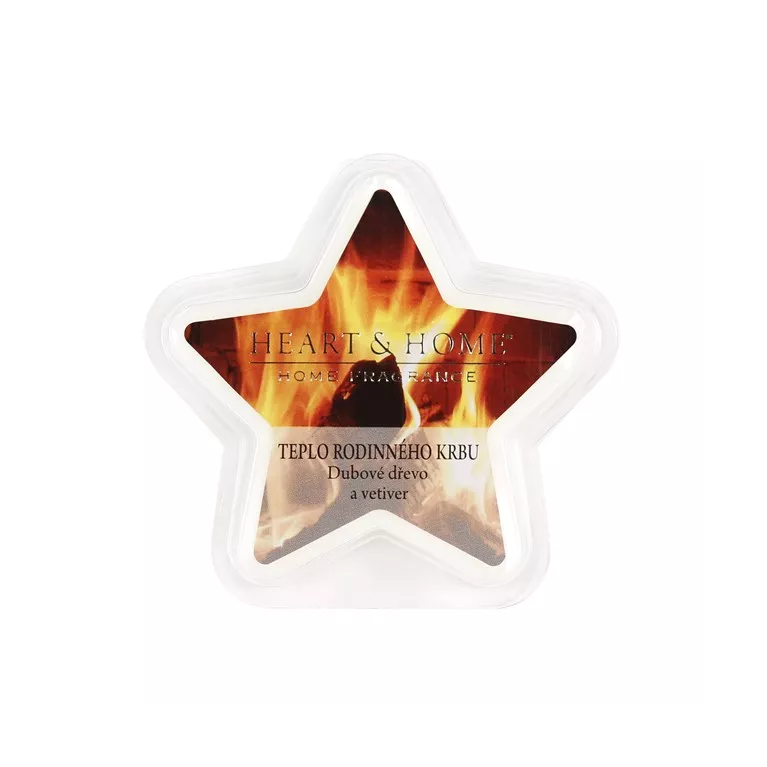 Vonný vosk hvězda - Teplo rodinného krbu