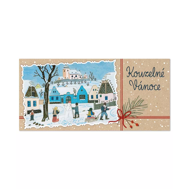 Obálka na peníze Josef Lada - Kouzelné Vánoce