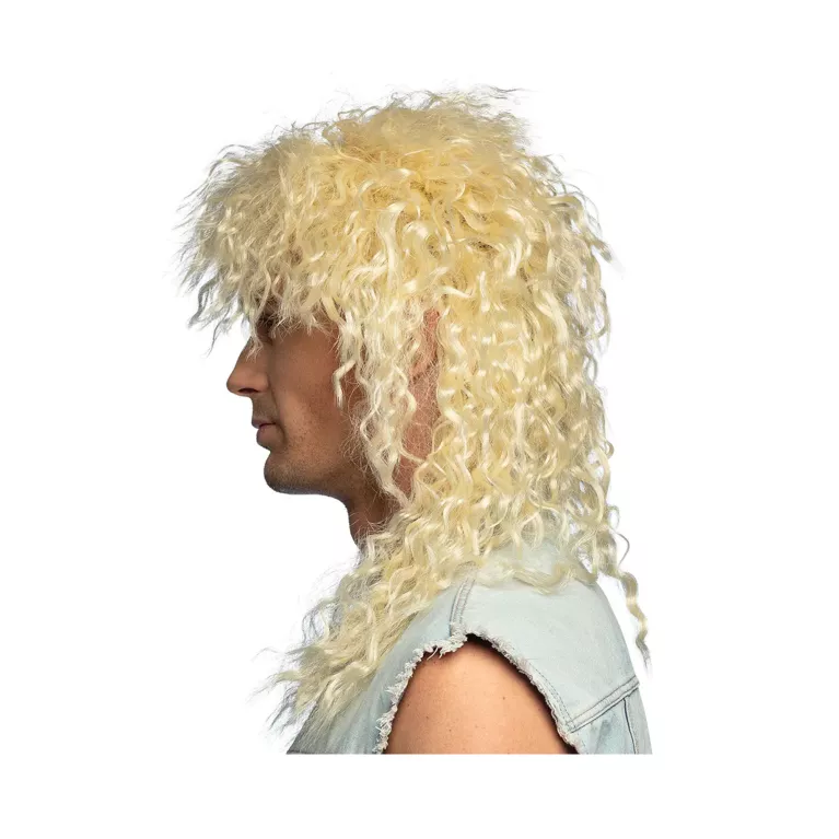 Paruka Rocker blond dlouhá vlnitá