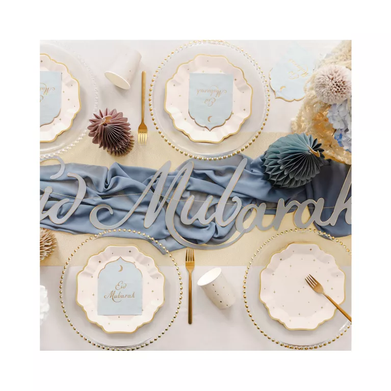 Kelímky béžové s hvězdičkami 6 ks