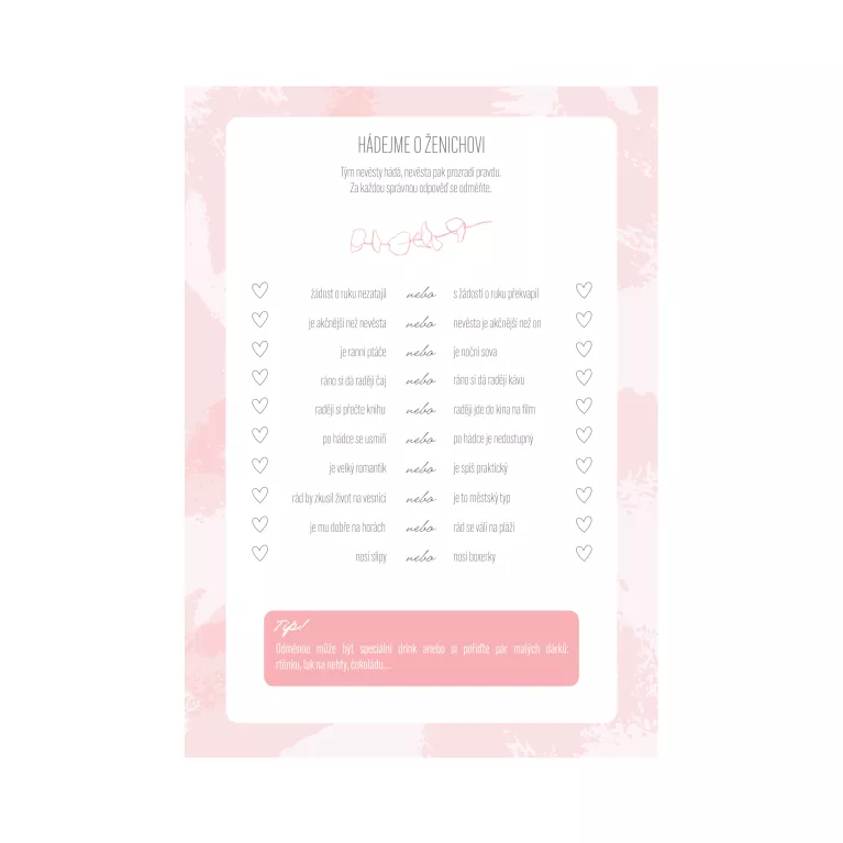 Set her a aktivit na rozlučku se svobodou