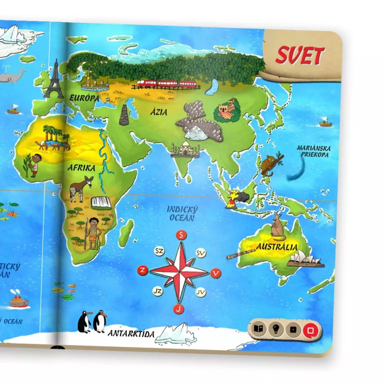 Kniha Atlas sveta SK