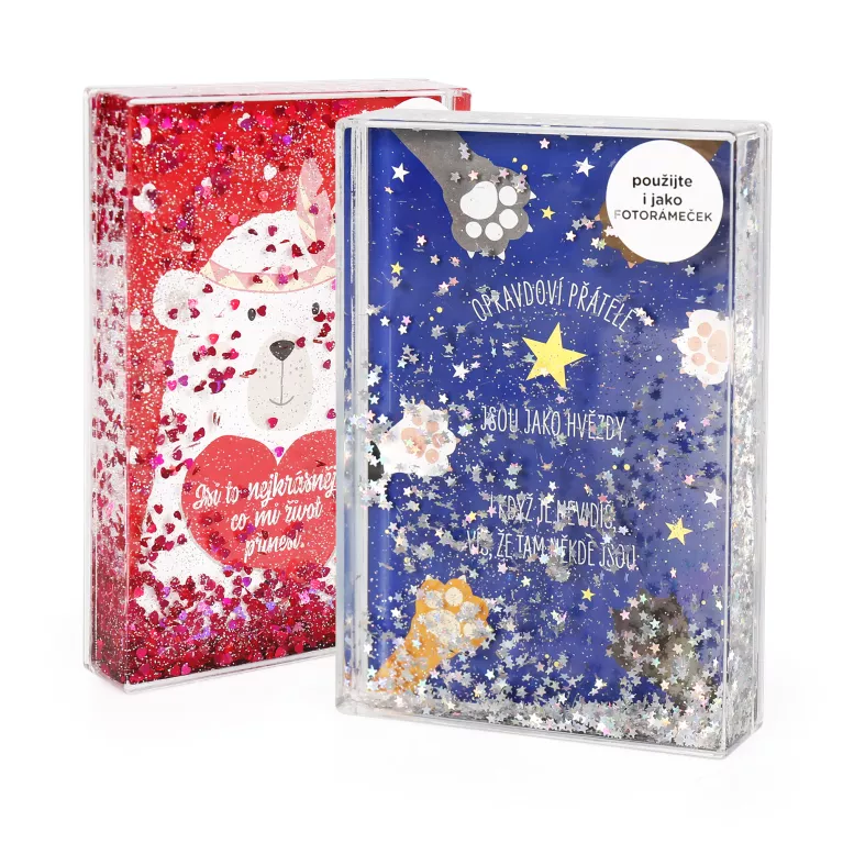 Sněžítka s fotorámečkem