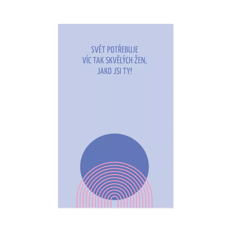 Přání s medailí - Nejlepší ženská