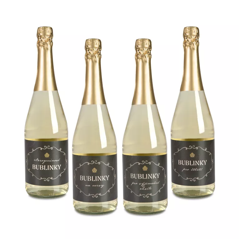 Perlivá vína se vzkazem