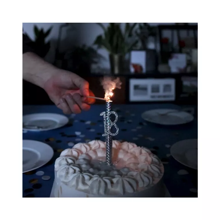 Fontána dortová Jubileum stříbrná číslo 18